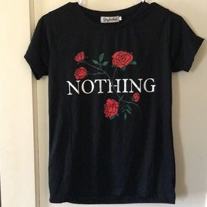 nothing flower shirt